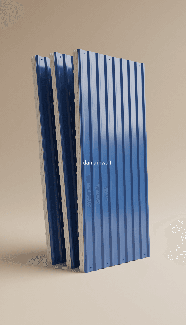 Panel Cách Nhiệt Pu Gán Gân - 50mm-1150mm