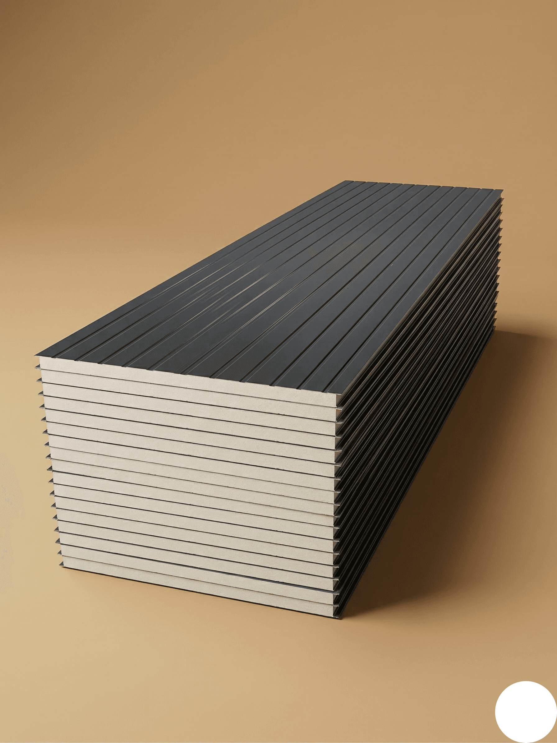 Panel Cách Nhiệt Pu Gán Gân - 50mm-1150mm