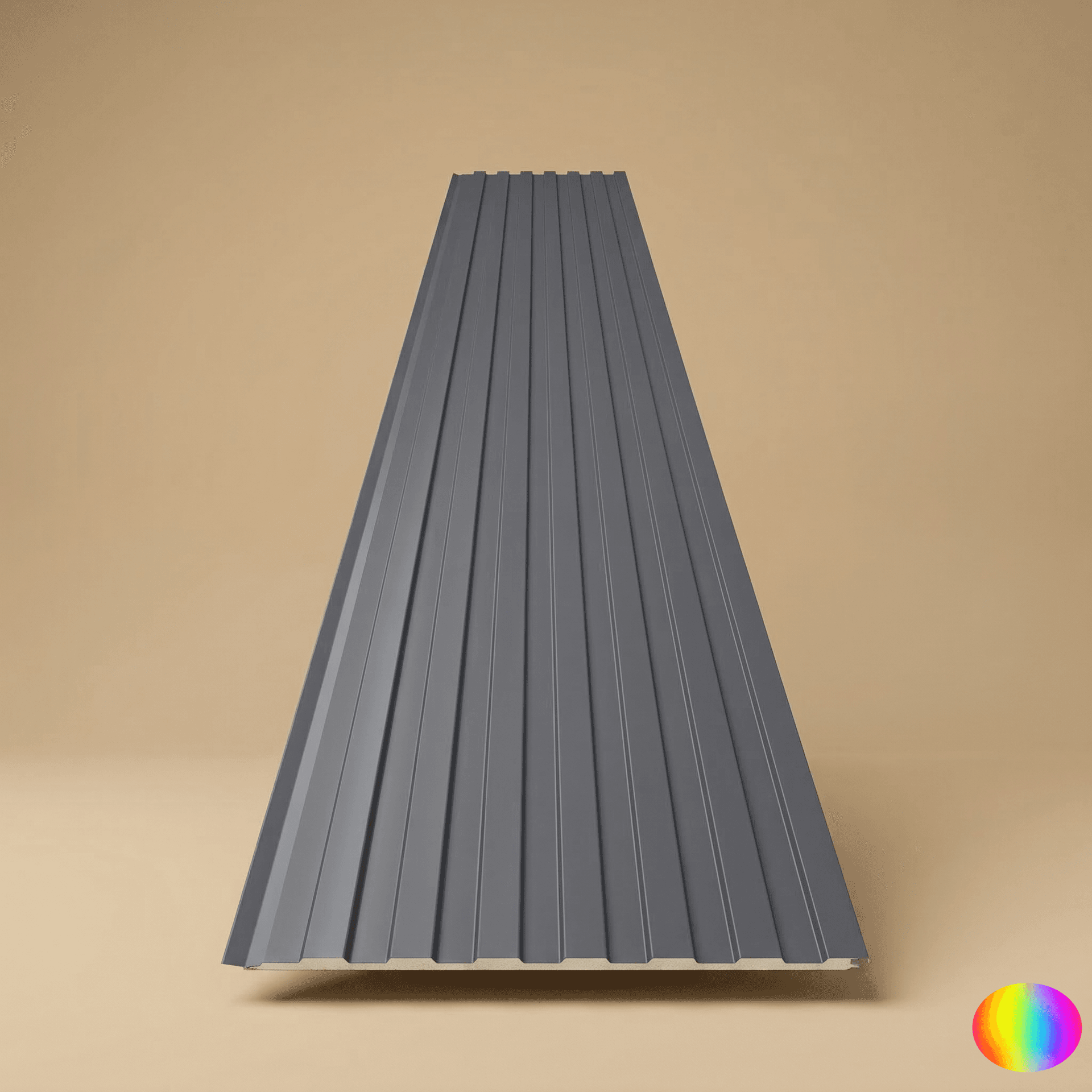 Panel Cách Nhiệt Pu Gán Gân - 50mm-1150mm