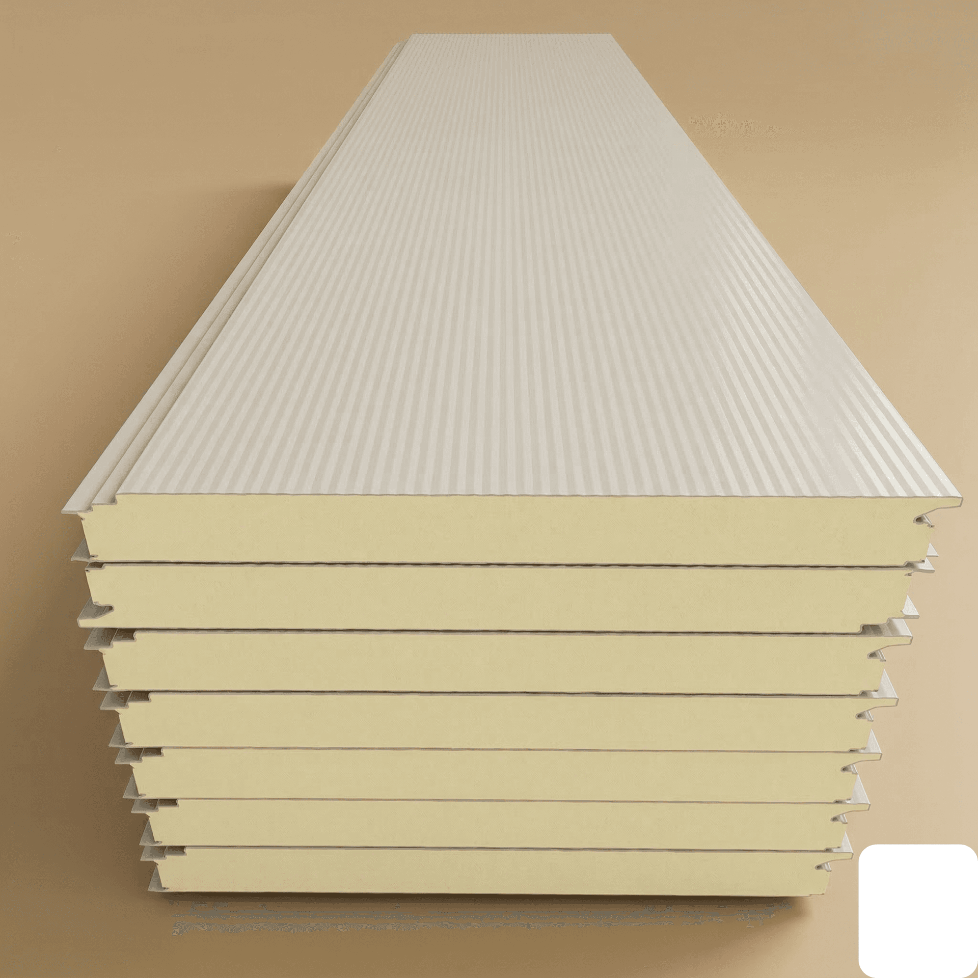 Panel Cách Nhiệt Pu Gán Gân - 50mm-1150mm