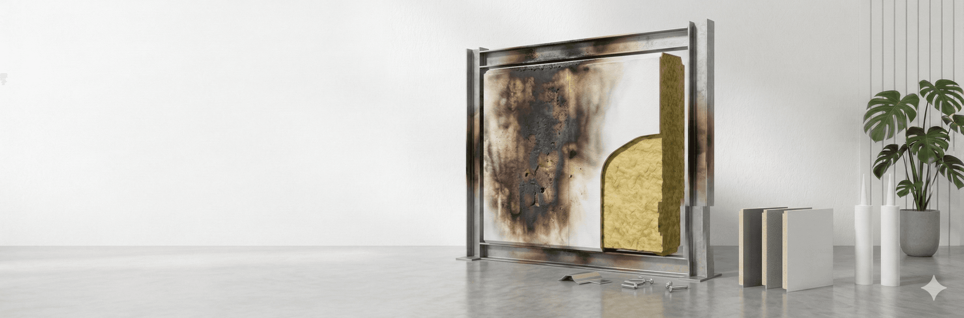 Panel Rockwool chống cháy